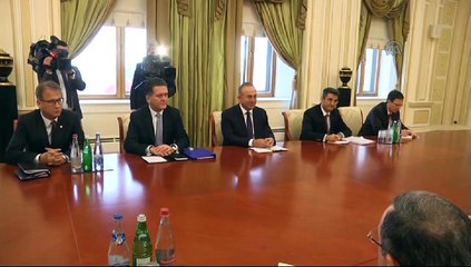 Turkish FM Mevlut Cavusoglu in Azerbaijan