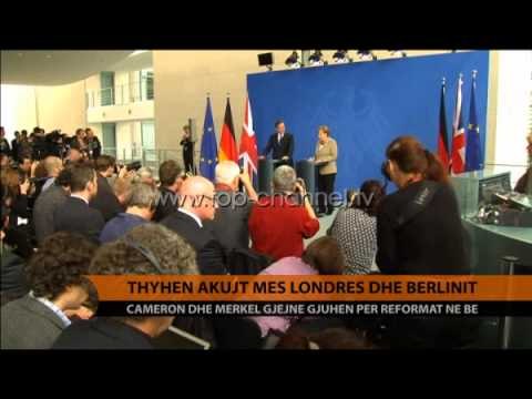 Merkel-Cameron: Do të punojmë bashkërisht për BE-ne - Top Channel Albania - News - Lajme