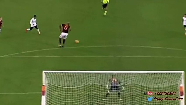 German Denis Goal - AS Roma vs Atalanta 0 - 2 2015