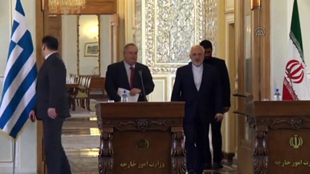 Greek Foreign Minister Nikos Kotzias in Tehran