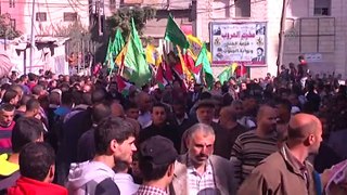 Funeral ceremony of Palestinian Killed By Israeli Forces