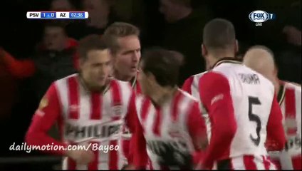 Luckassen (Own goal) - PSV 1-0 AZ Alkmaar - 29-11-2015 HD