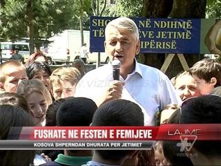 Fushatë në festen e fëmijëve - News, Lajme - Vizion Plus
