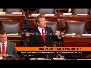 SHBA, rrëzohet Akti Patriotik - Top Channel Albania - News - Lajme