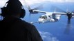 THIS CANT BE SAFE us military V 22 Osprey aircraft refueling