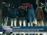 Refugiados en Alemania piden mejores condiciones de albergue