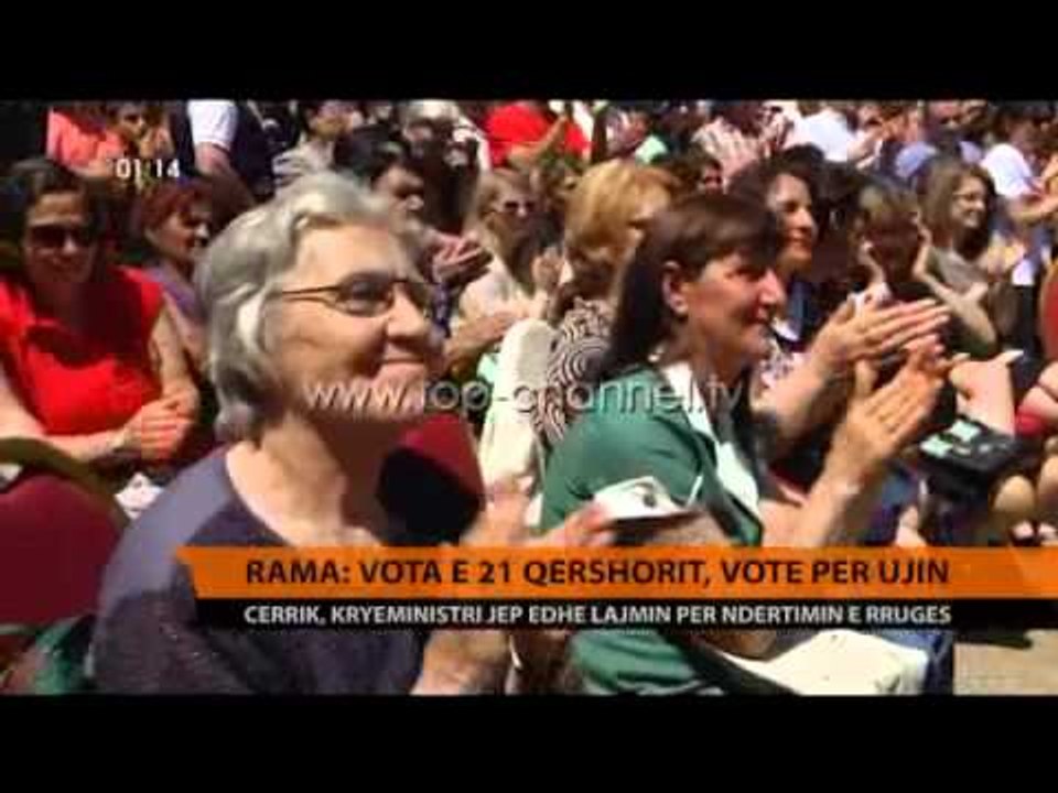 Rama, në Cërrik: Së shpejti rruga që lidh qytetin me Belshin - Top Channel Albania - News - Lajme