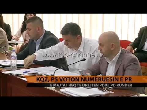 KQZ, PS voton numeruesin e PR - Top Channel Albania - News - Lajme