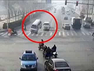 Trending video : Bizarre road accident_ magical force throws cars into mid-air