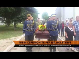 Isa Boletini, familja e heroit i dorëzon eshtrat FSK-së - Top Channel Albania - News - Lajme