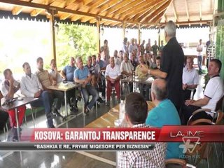 Kosova: Garantoj transparencë - News, Lajme - Vizion Plus