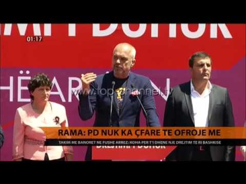 Rama: PD nuk ka çfarë të ofrojë më - Top Channel Albania - News - Lajme