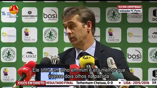 Lopetegui Conf de Imprensa Tondela 0 x 1 FC Porto 11ª Jorn Liga 2015-16