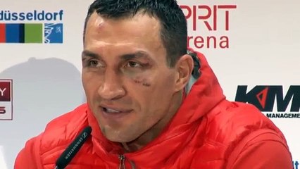 Wladimir Klitschko_ „Kein schöner Abend für mich“ _ Tyson Fury
