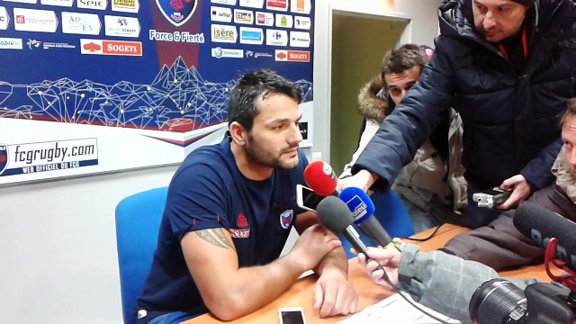 Réaction de Fabrice Estebanez après FCG-Stade français (19-21)