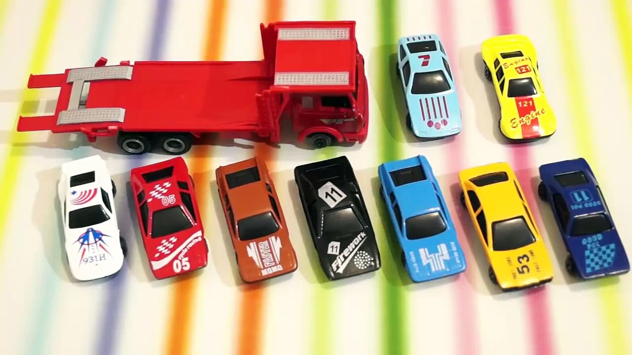 Cars Cartoon Car For Kids. A Lot of Cars Toys for Kids. Evakuator