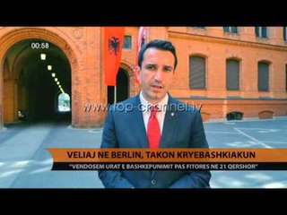 Veliaj takon kryebashkiakun e Berlinit - Top Channel Albania - News - Lajme