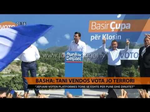 Basha: Tani vendos vota, jo terrori - Top Channel Albania - News - Lajme