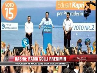 Basha: Rama solli rrënimin - News, Lajme - Vizion Plus