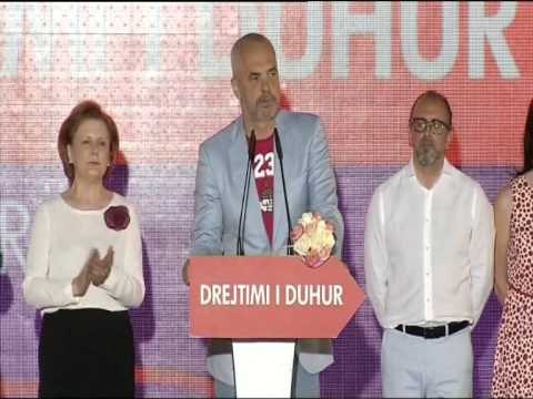 EDI RAMA MBYLL FUSHATEN ELEKTORALE NE VLORE KERKON VOTEN PER DRITAN LELIN LAJM