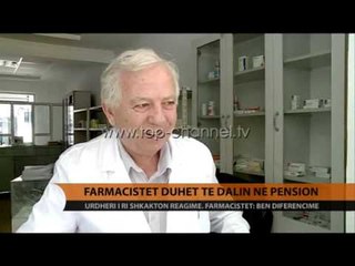 Farmacistët duhet të dalin në pension, urdhri shkakton reagime - Top Channel Albania - News - Lajme