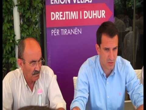 ERION VELIAJ TAKON ISH TE PERNDJEKURIT DHE PREMTON NJE MEMORIAL PER NE TIRANE LAJM