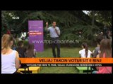 Veliaj takon votuesit e rinj - Top Channel Albania - News - Lajme