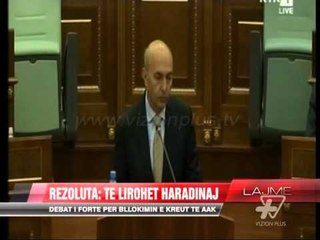 Rezoluta: Të lirohet Haradinaj - News, Lajme - Vizion Plus
