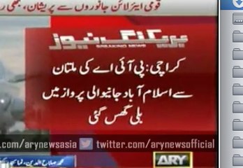 پی آئی اے کے طیارے میں بلی گھس گئی