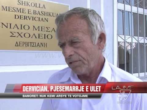 Dervican, pjesëmarrje e ulët në votime - News, Lajme - Vizion Plus