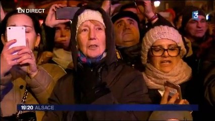 La Marseillaise chantée par Anggun pour l'ouverture du marché de Noël de Strasbourg