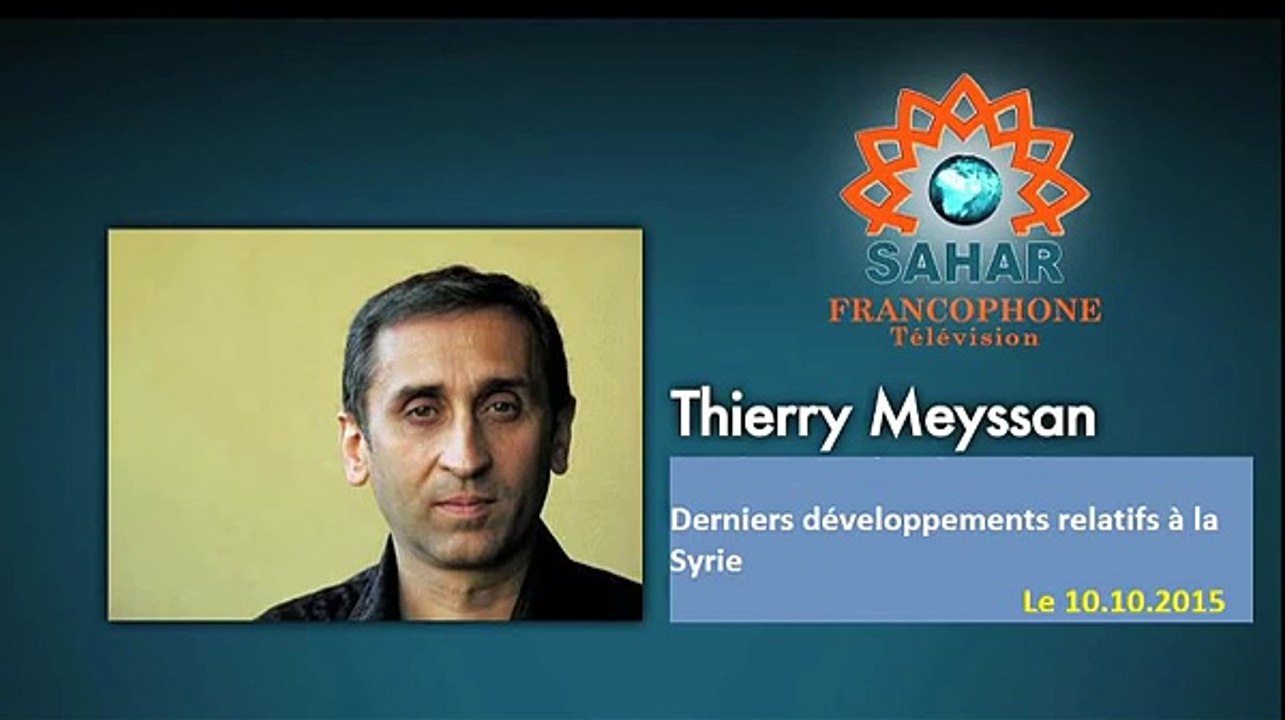 Thierry Meyssan - Une guerre secrète entre la Russie et la Turquie  le 10.10