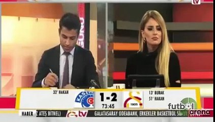 Kasımpaşa 2-2 Galatasaray titi  Gol Anında GS TV spikerlerin tepkisi