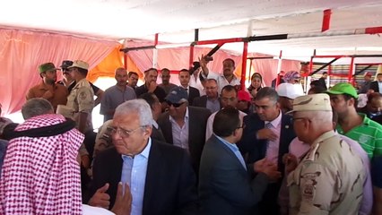 وزير الاتصالات فى أول زيارة لقناة السويس الجديدة سبتمبر2014
