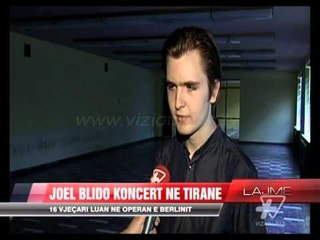 Joel Blido koncert në Tiranë - News, Lajme - Vizion Plus
