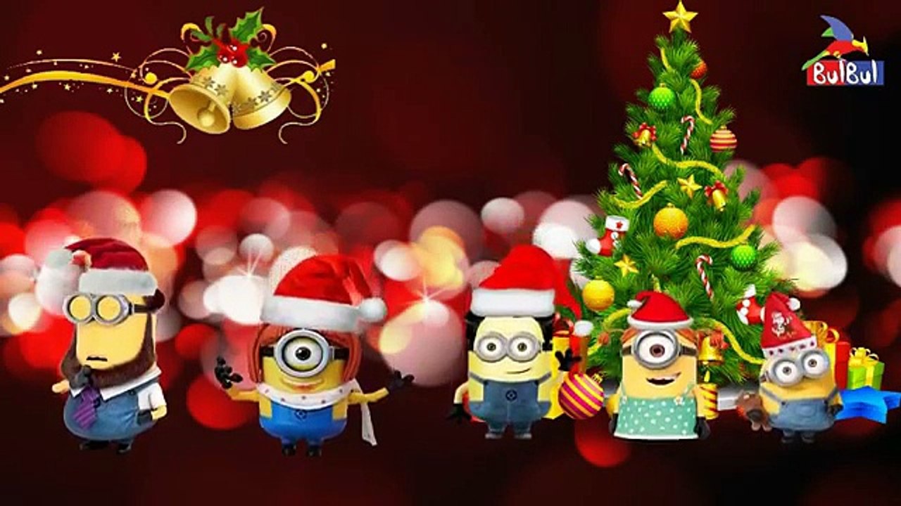 2D Finger Family Animation 290 _ Christmas Minions-Upin & Ipin-Minions-Spiderman Finger Family