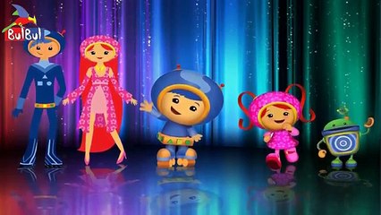 2D Finger Family Animation 294 _ Batman-Balloon-Team Umizoomi-Minions