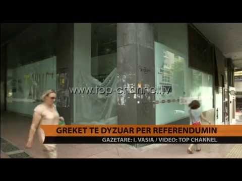 Grekët të dyzuar për referendumin - Top Channel Albania - News - Lajme
