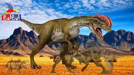 2D Finger Family Animation 252 _ Dinosaurs-Car-Ninja Turtles-Barbie 2D Finger Family