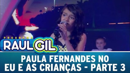 Paula Fernandes no Eu E As Crianças - 28.11.15 - Parte 3