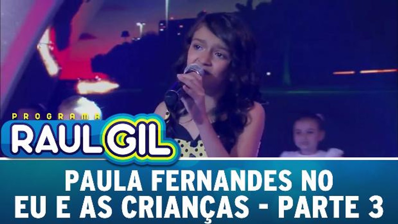 Paula Fernandes no Eu E As Crianças - 28.11.15 - Parte 3