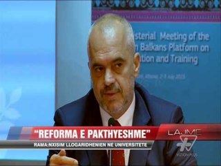 Rama: Nxisim llogaridhënien në universitete - News, Lajme - Vizion Plus