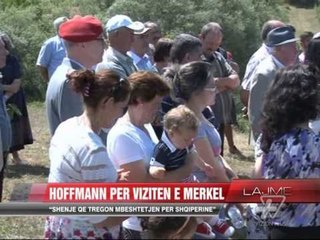 Hoffmann për vizitën e Merkel - News, Lajme - Vizion Plus