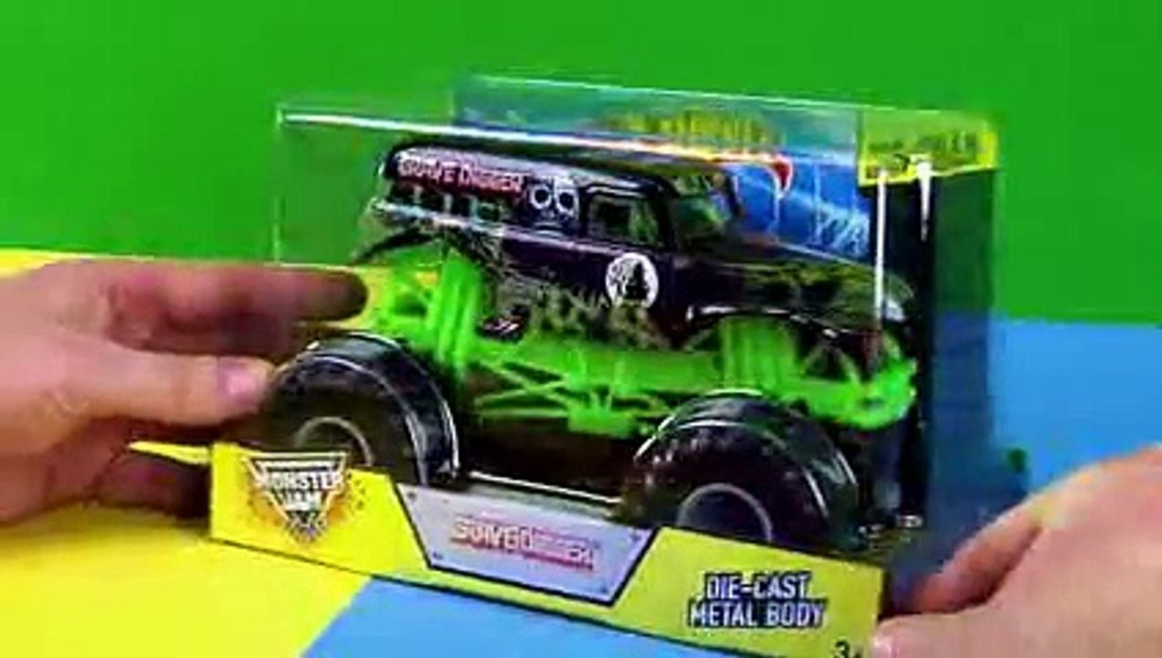 Grave Digger Monster Jam - Monster Truck Toy for Kids