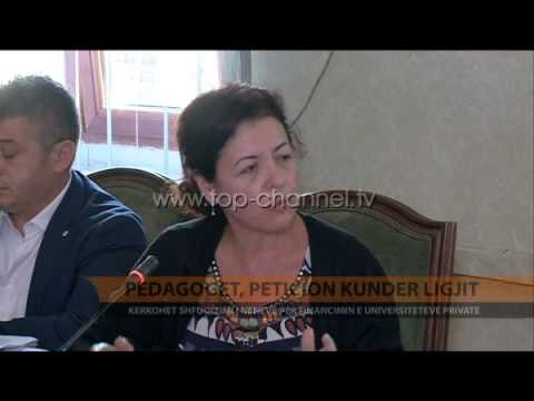 Pedagogët, kundër ligjit të arsimit - Top Channel Albania - News - Lajme