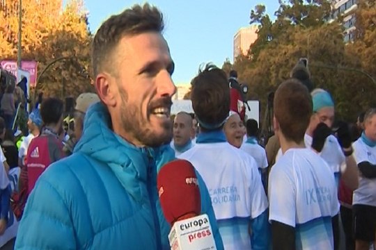 Chema Martínez, disfrute total en la Carrera Solidaria BBVA