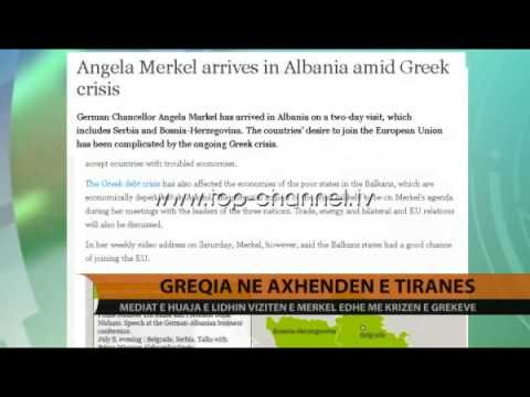 Mediat e huaja: Vizita e Merkel, e lidhur edhe me krizën greke - Top Channel Albania - News - Lajme