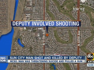Deputy kills suicidal man who pulled gun out
