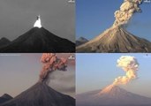 Four Spectacular Eruptions in One Day