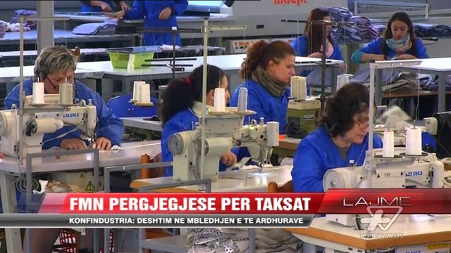 Konfindustria për politikat fiskale - News, Lajme - Vizion Plus